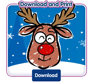 Download Pin the nose on Rudolph game